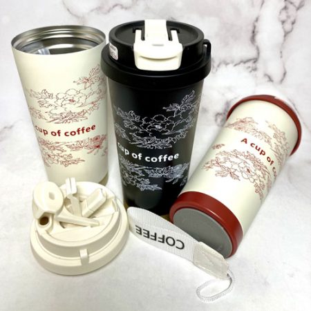 تراول ماگ دو حالته سطلي طرح گل