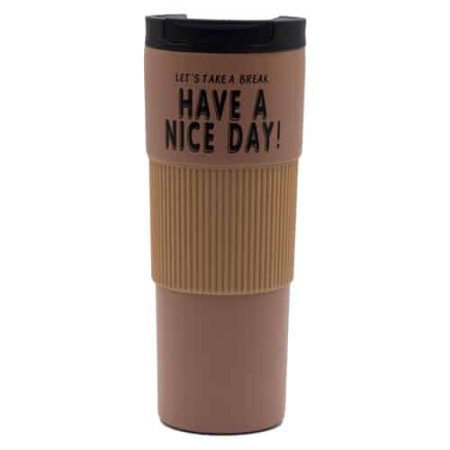 عکس تراول ماگ هوی نایس مات(HAVE A NICE DAY) 600میل