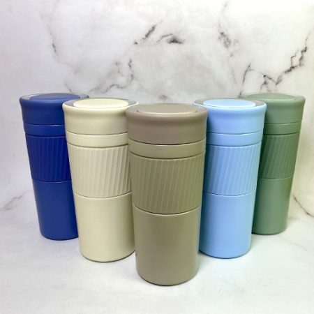 عکس تراول ماگ استوانه دورسیلیکونی