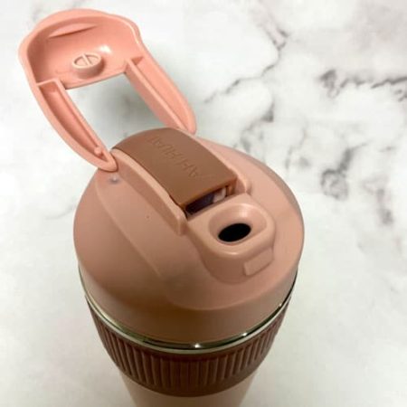 عکس تراول ماگ دوقفله دورسیلیکونی 480میل